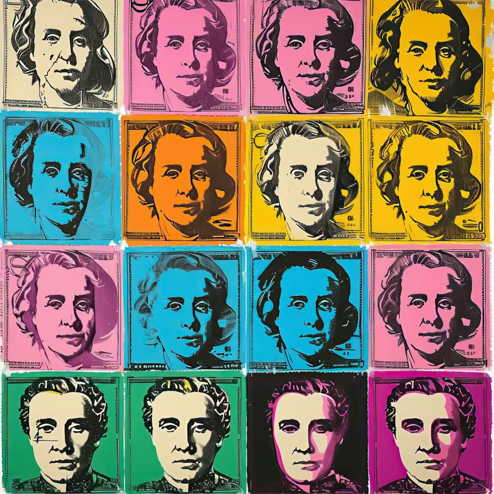 Dollar Bills Pop Art 2