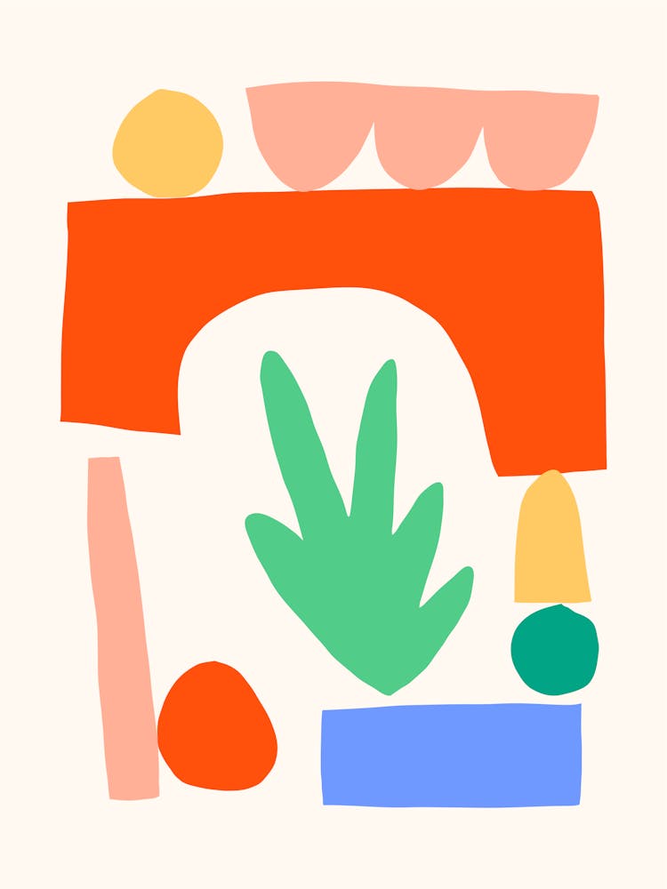 Boho Abstrakt Sublimationsposter 1