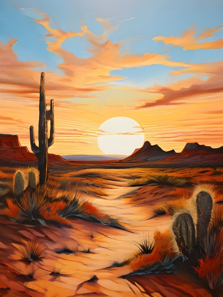 Sonnenuntergang in der Wüste 11