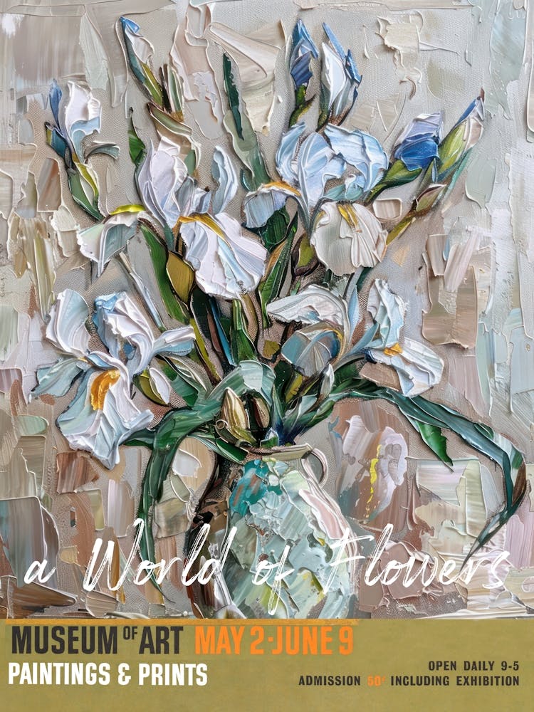 Un Monde de Fleurs, Exposition Van Gogh Iris 4