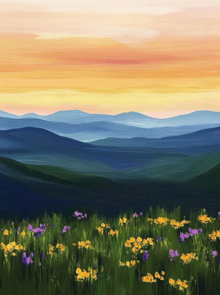 Sunset In The Mountains 111