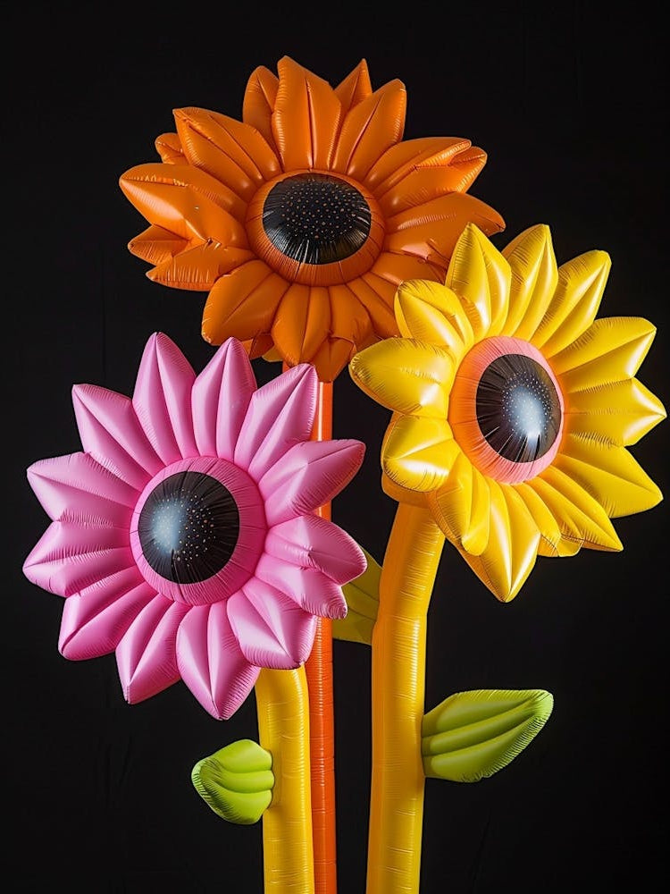 Bright Inflatable Flowers Sunflower 2