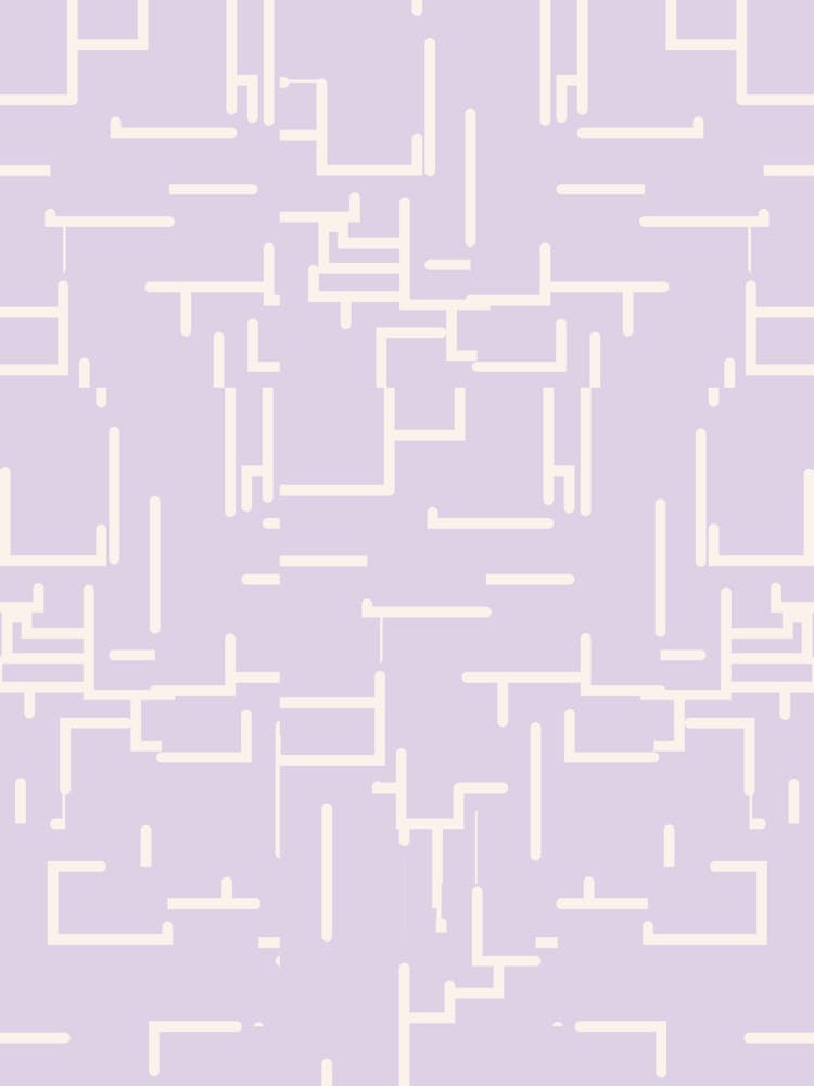 Minimalist Abstract Lines Pastel Purple