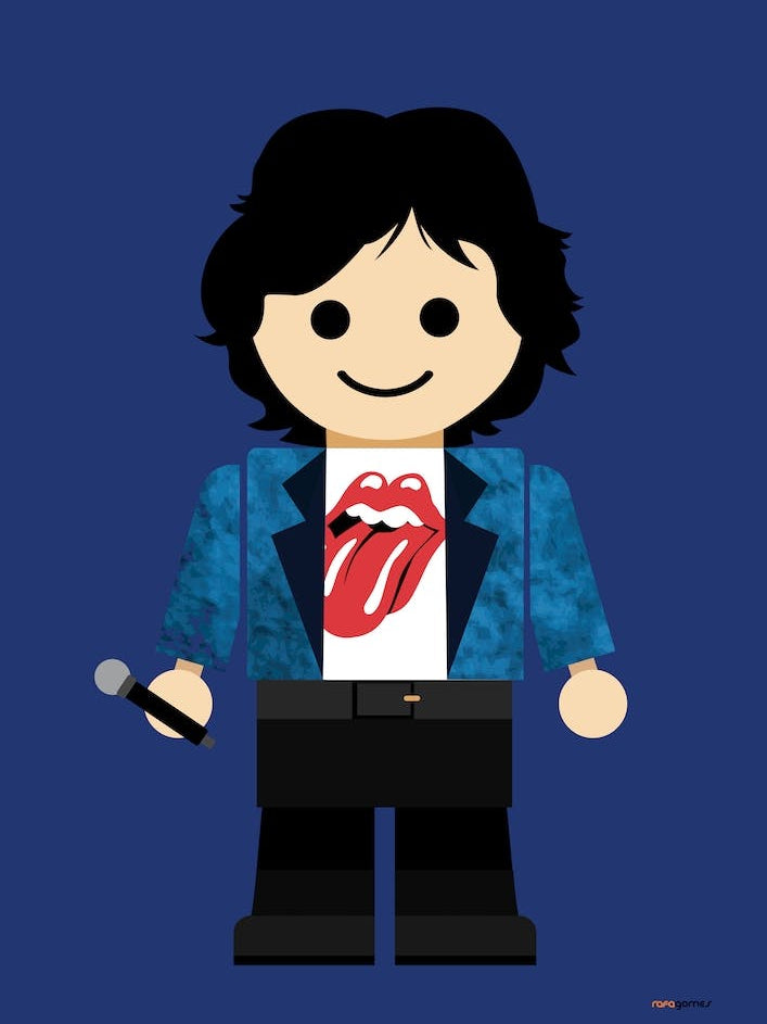 Toy Mick Jagger 