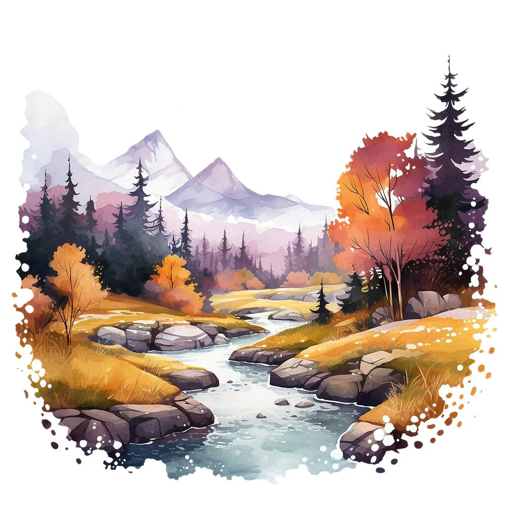 Watercolor Yoga 28