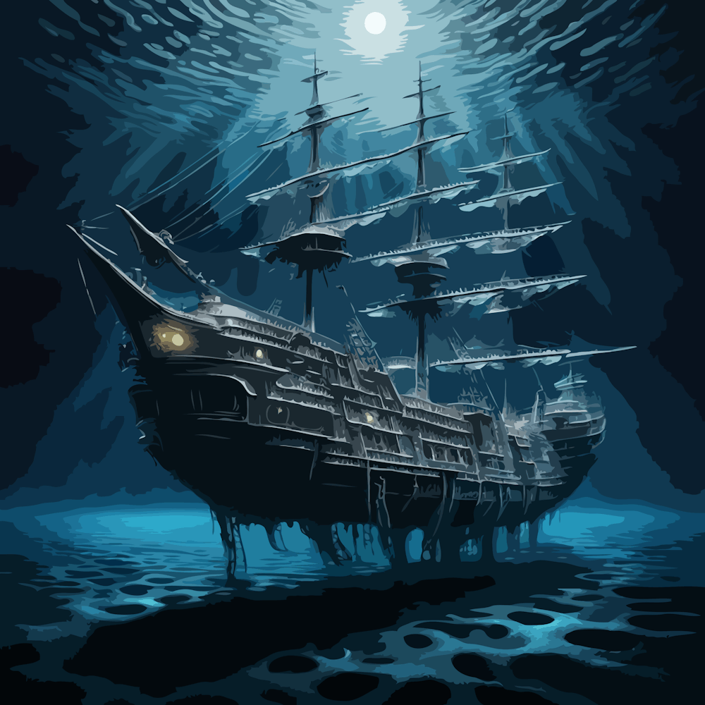 Das Geisterschiff Unter dem Meer
