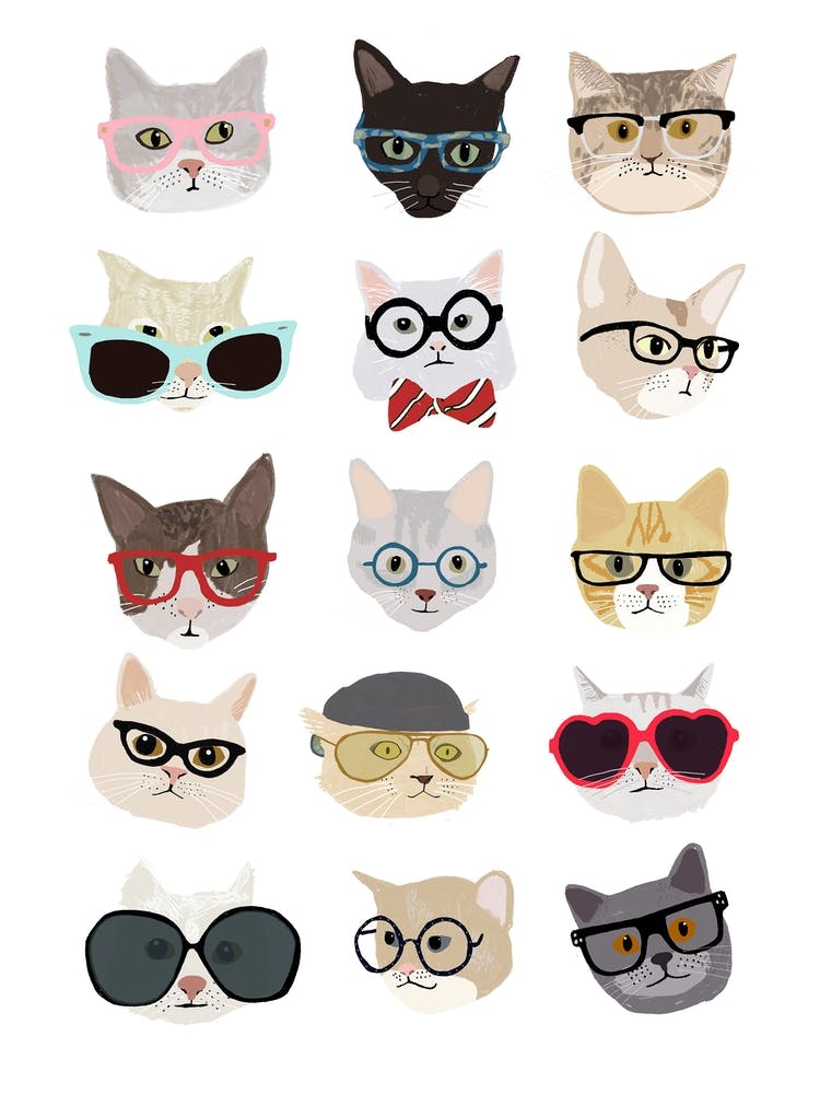 Cats With Glasses