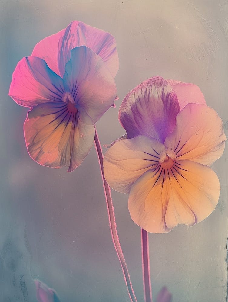 Iridescent Flower Wild Pansy 3