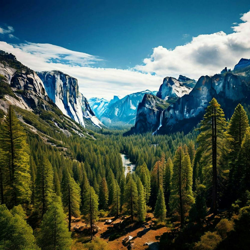 Yosemite National Park Aerial View