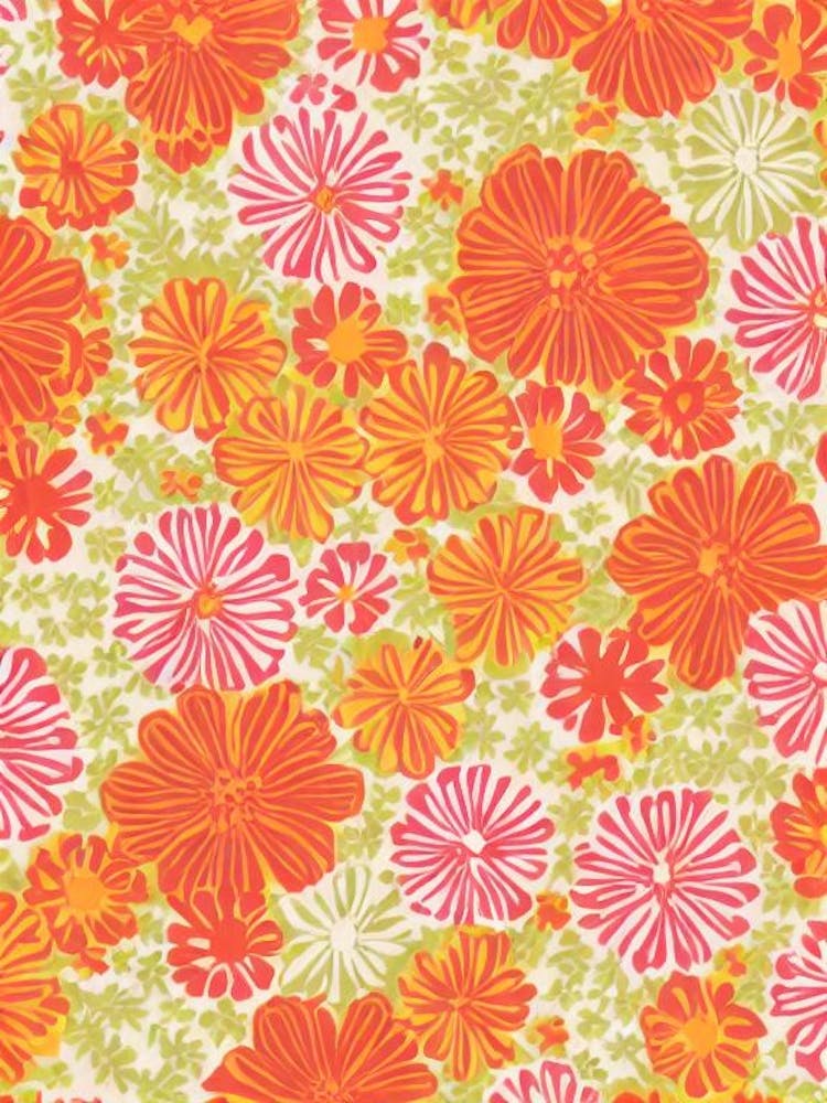 Nemesia Floral Print Retro Pattern1 Flower