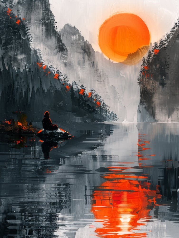 Sunset In The Mountains 26