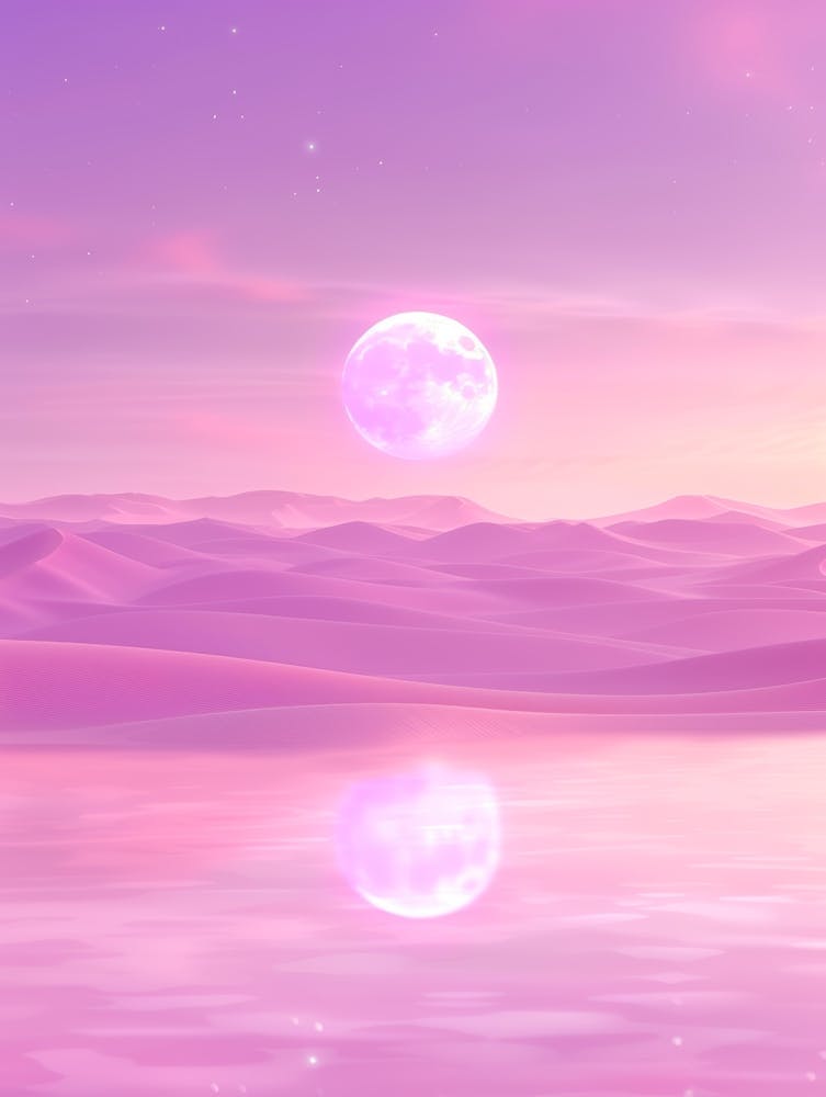 Pink Landscape Wallpaper