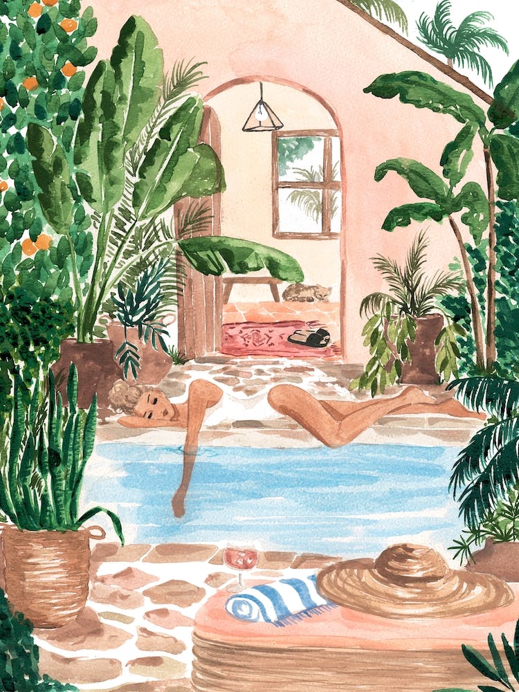 Poolside Siesta 2