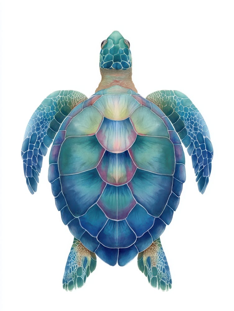 Sea Turtle Canvas Print 4