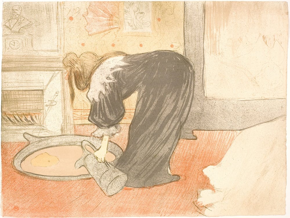 Femme Au Tub, Henri de Toulouse-Lautrec