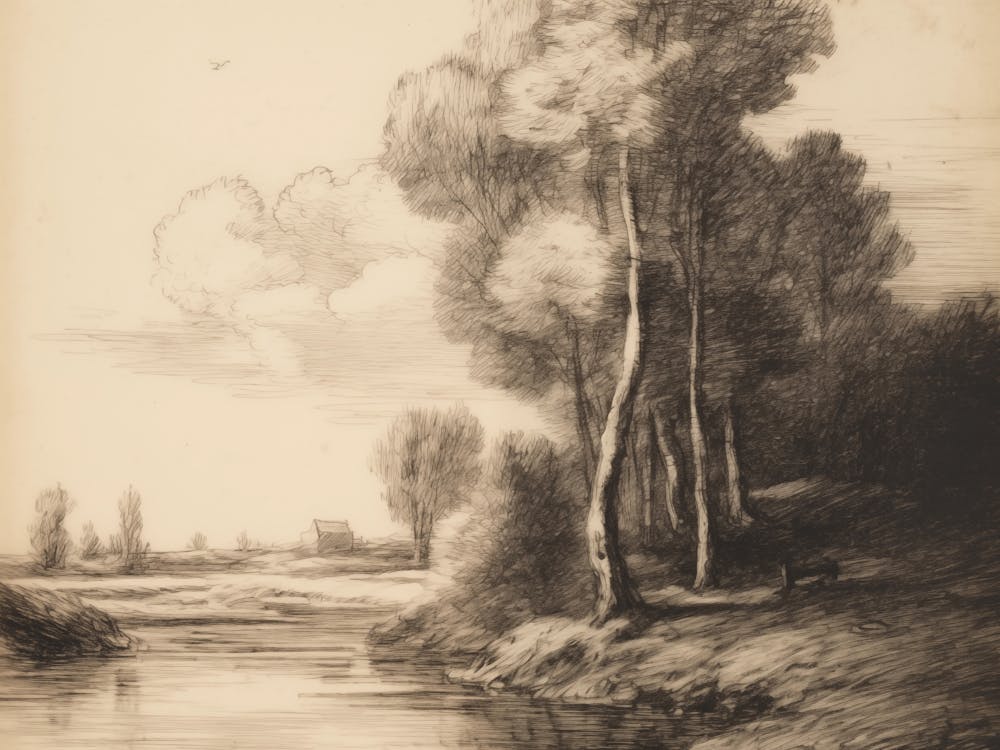 Landscape With Trees