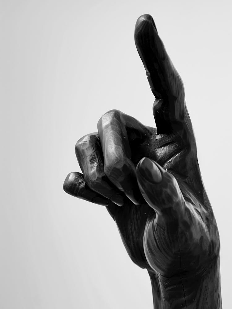 Hand With A Finger Up