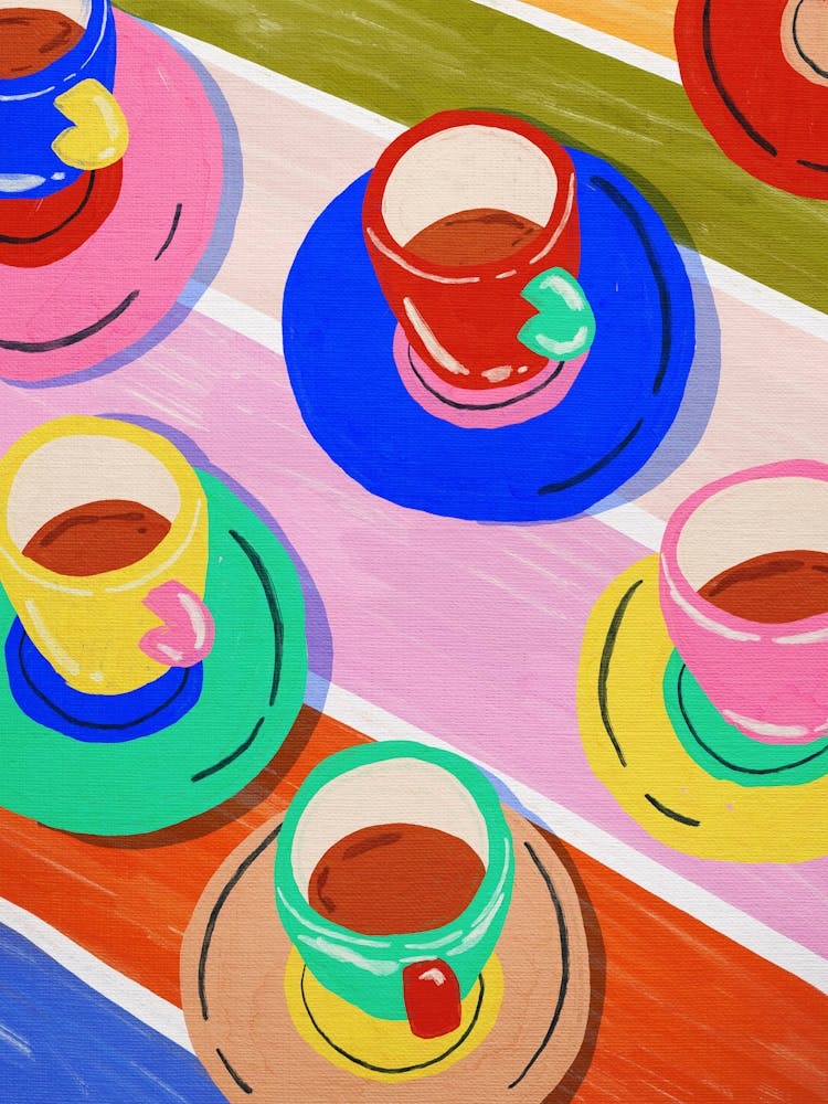 Coffee Cups And Saucers