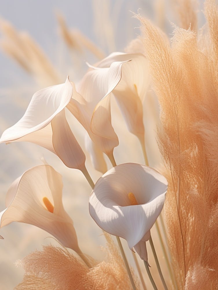 Boho Dried Flowers Calla Lily 3