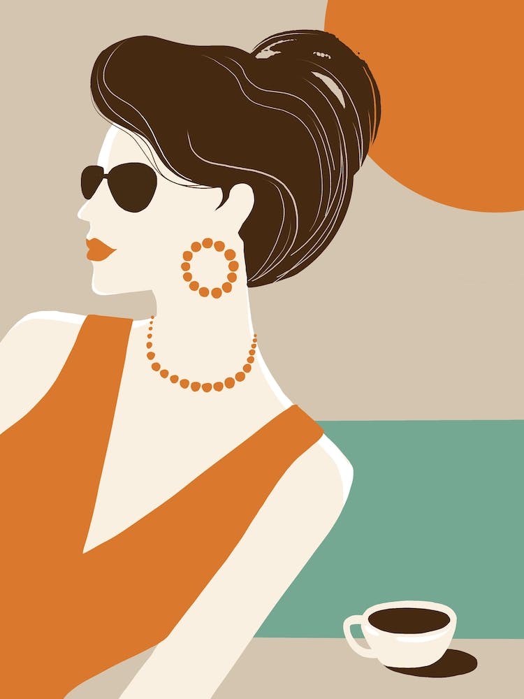 Fille Mode En Orange 06