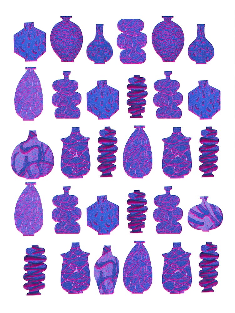 Purple Vases