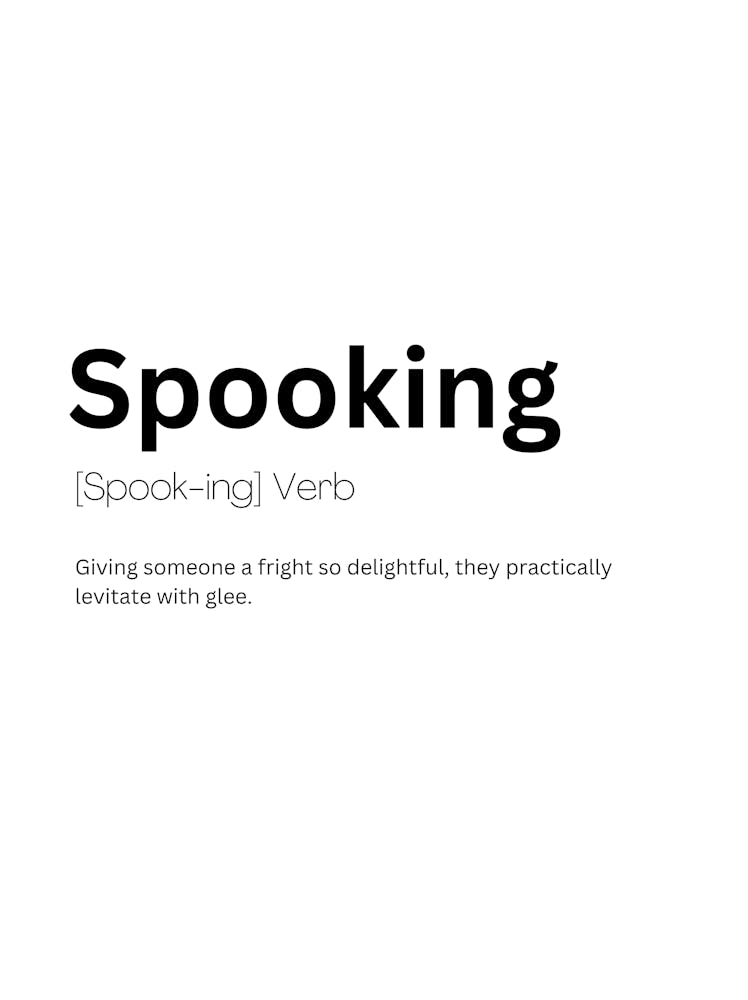 Spooking Definition Meaning