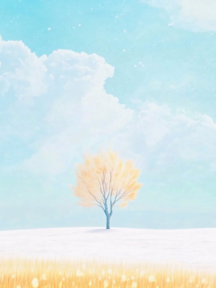 Tree In The Snow 1