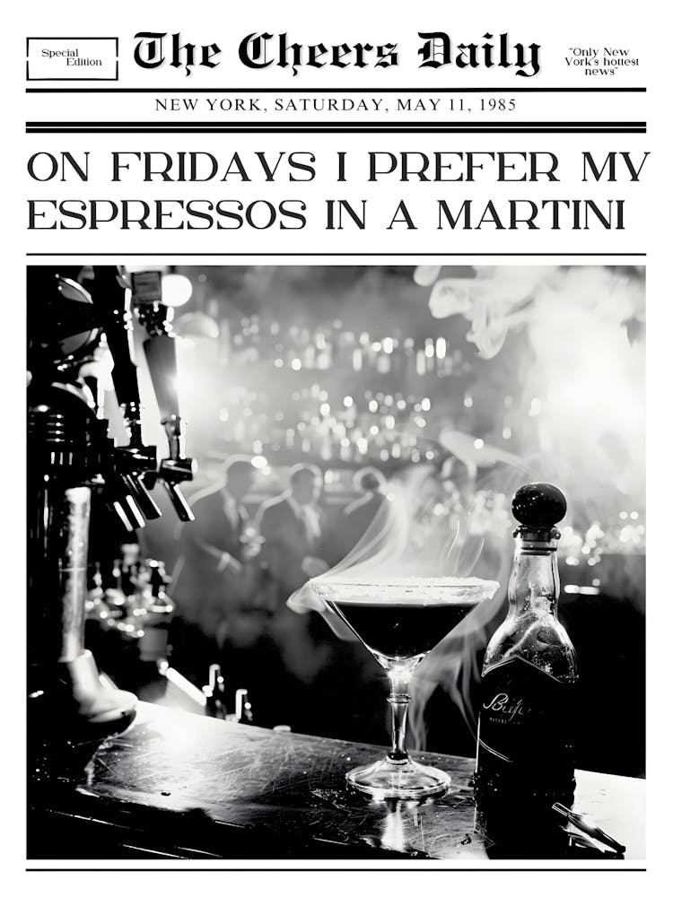 On Fridays I Prefer A Martini