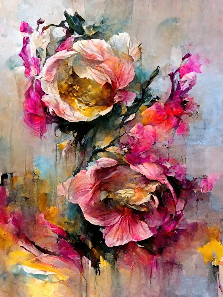 Wild Pink Roses