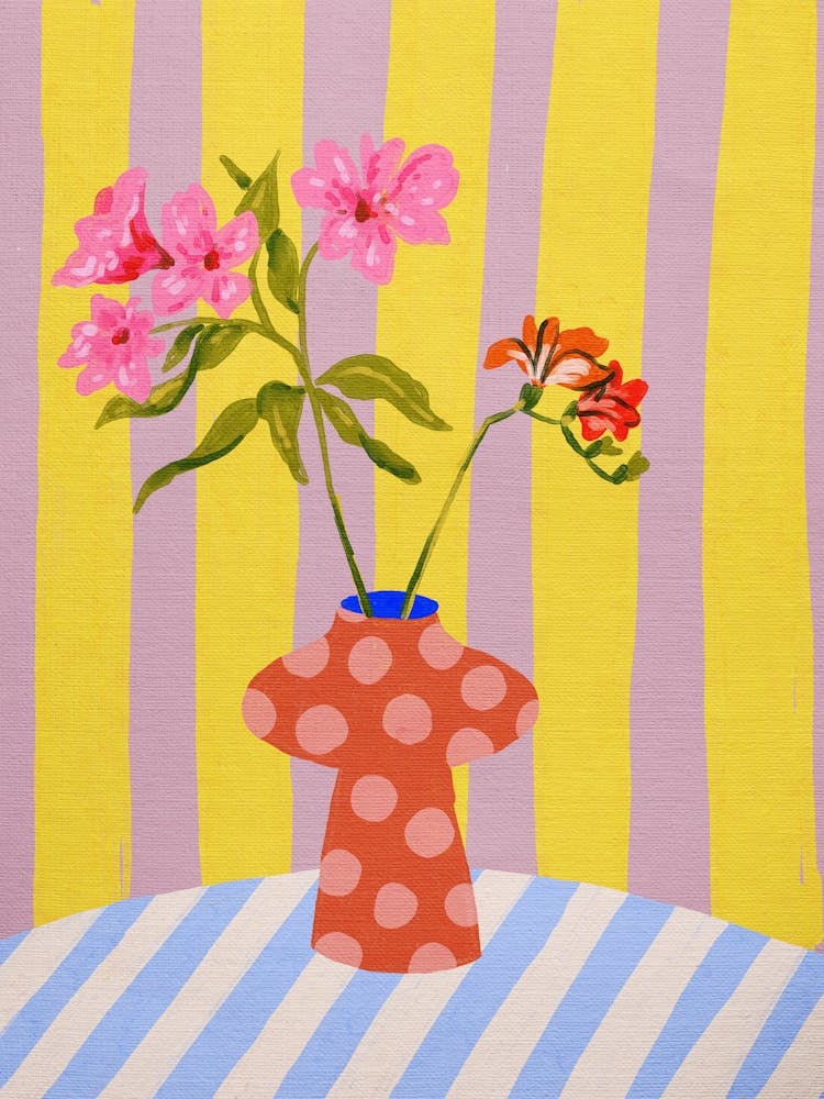 Fleurs dans un Vase 3