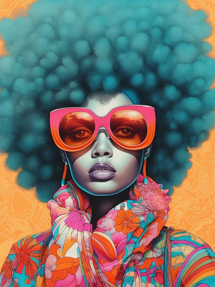 Hipster Portraits Pencil Pop Art 8