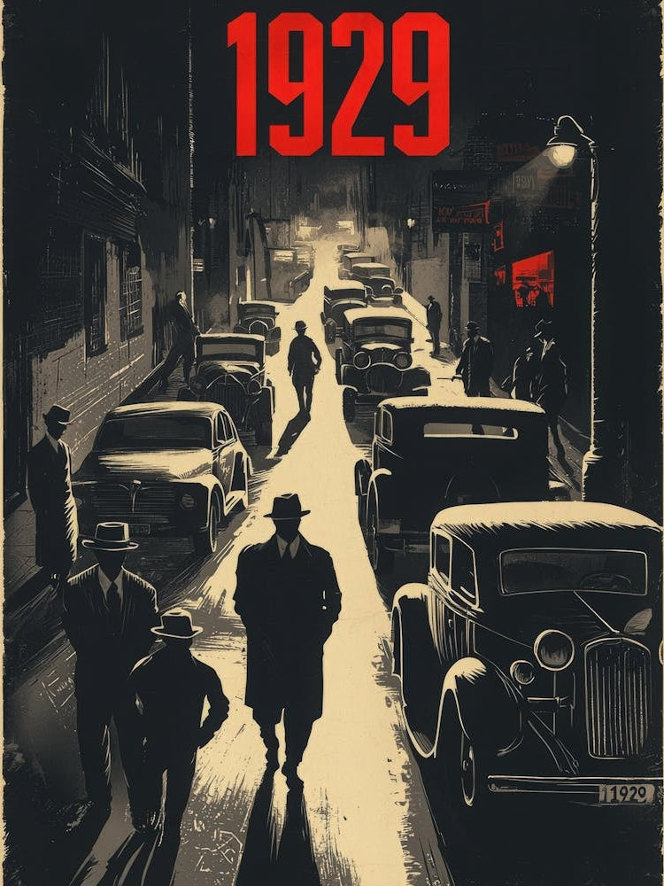 Aihrgdesign A Vintage Crime Poster Illustrating The Infamous 7