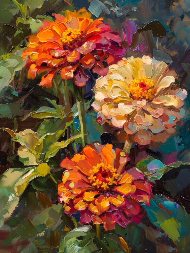 Zinnias 11