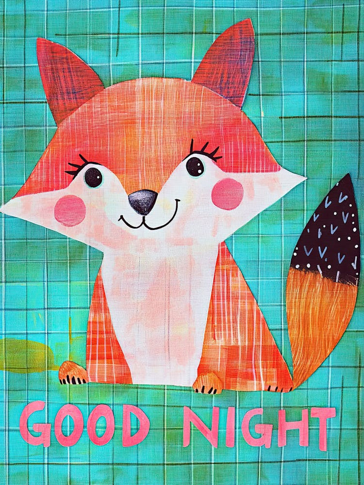 Golden Tails Good Night Children S Prints & Kids Posters