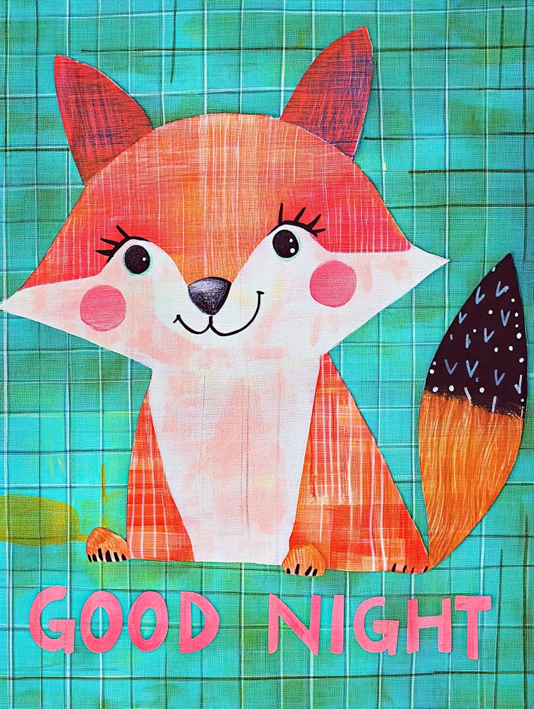 Golden Tails Good Night Children S Prints & Kids Posters