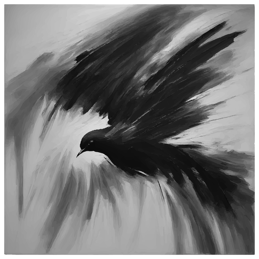 Abstract Bird in Flight