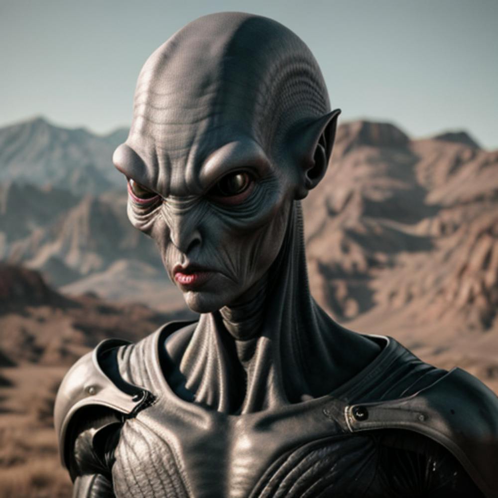 Alien With Grey 6
