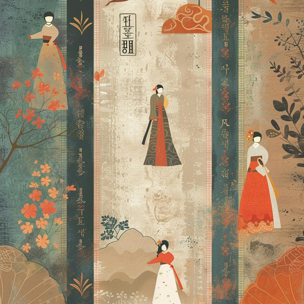 Chuseok Themed Banner Texture With Hanbok Design 1718398756 1