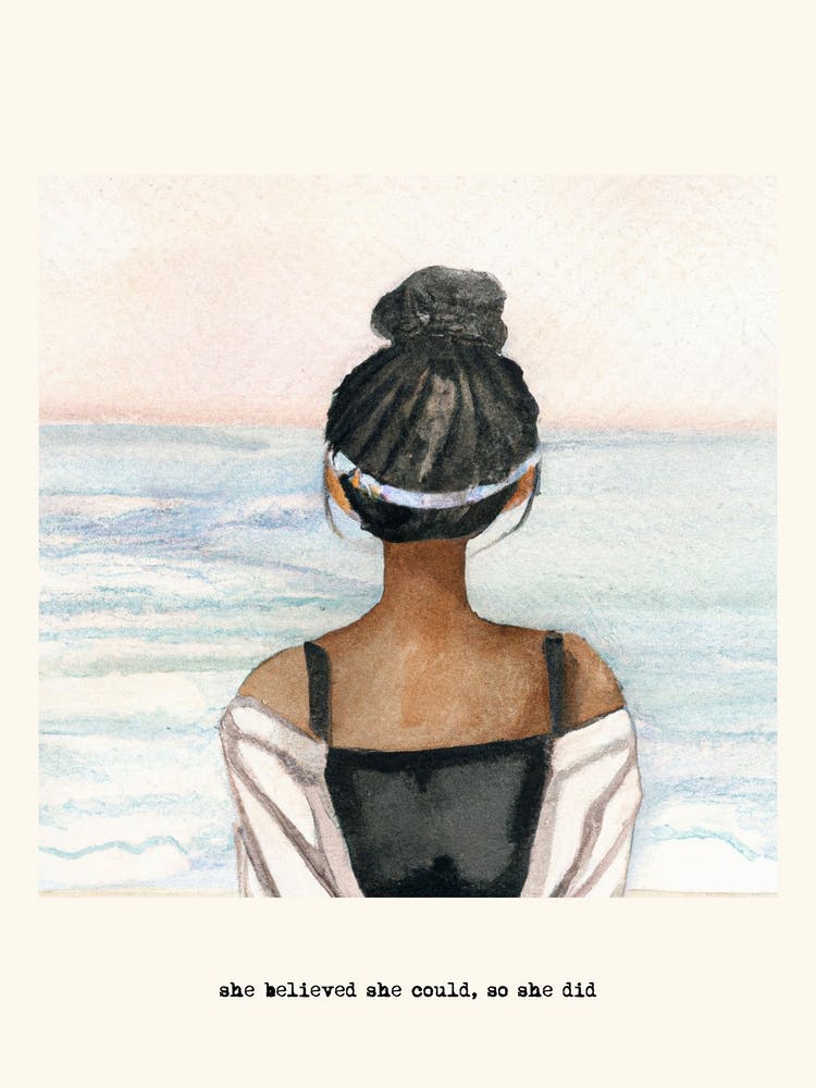 She Believed She Could, So She Did Dress Girl