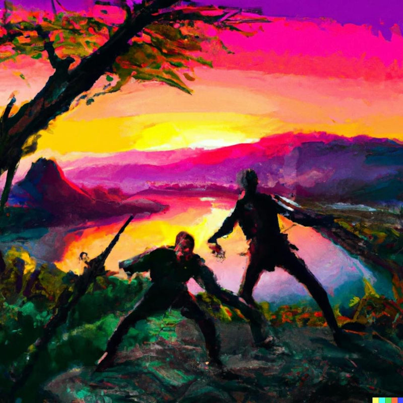 At sun set