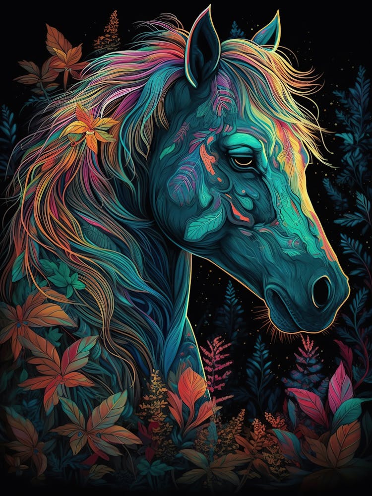 Rainbow Horse 1