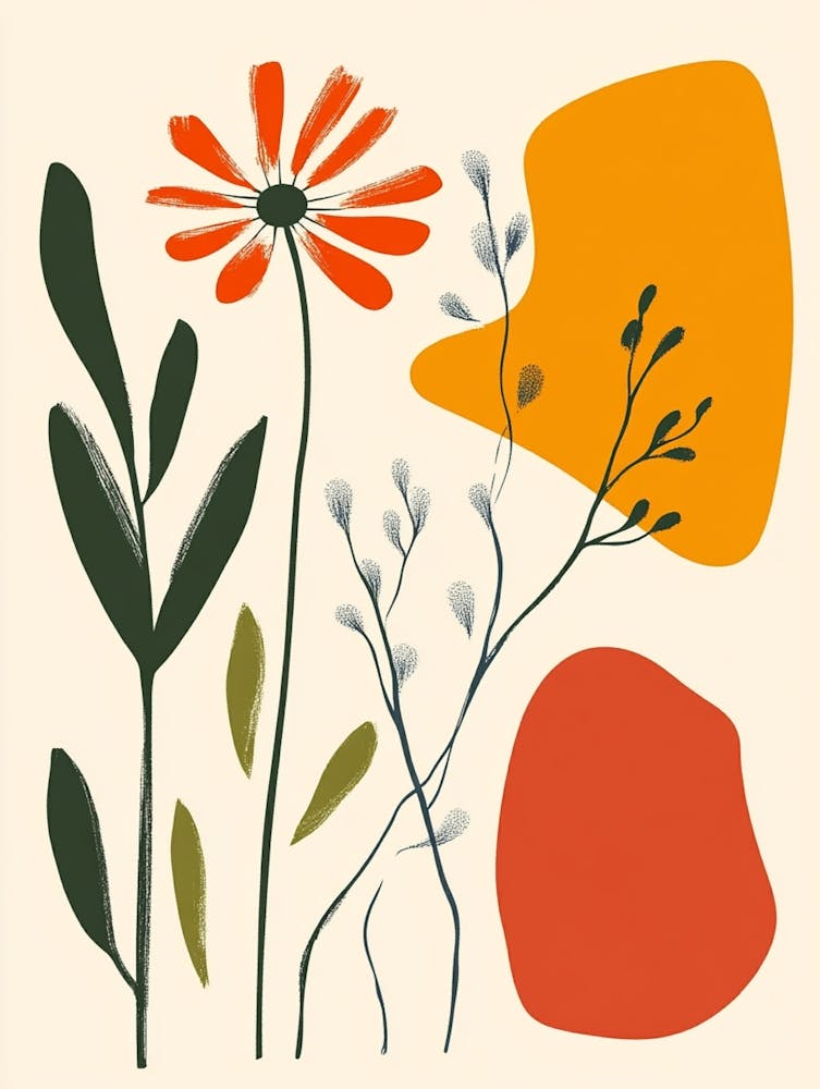 Abstract Floral Painting 44