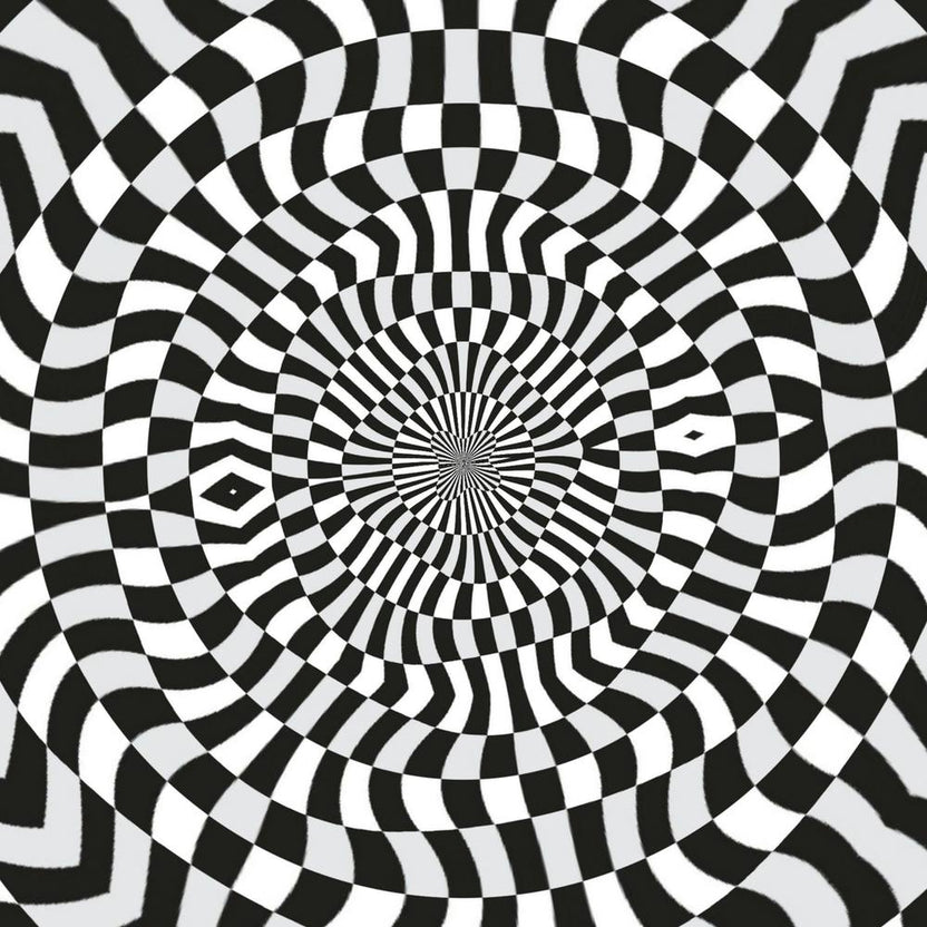 Optical Art Dazzling Circle