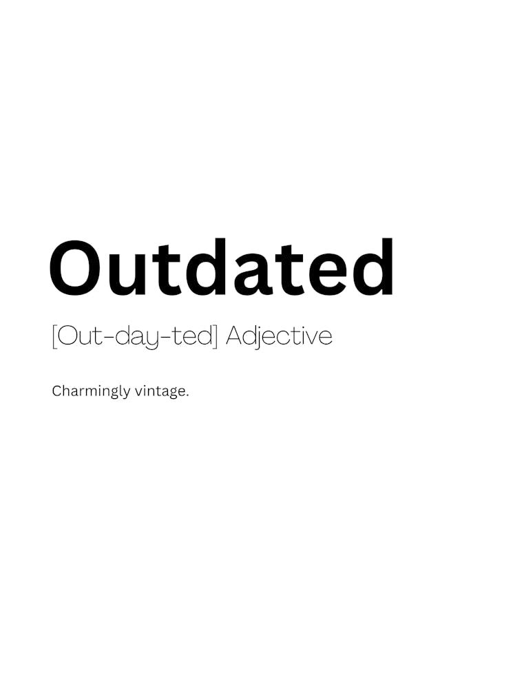 Outdated Definition Meaning
