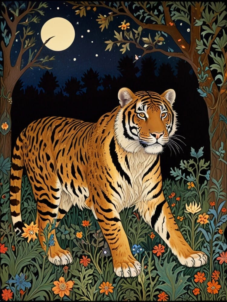 William Morris Tiger In The Forest 5