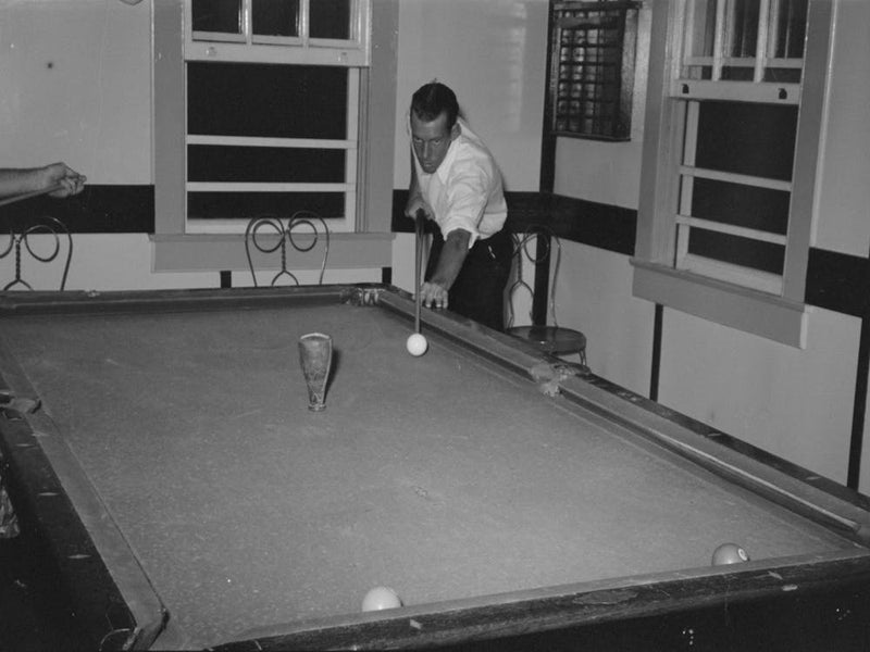 Start Of The Game Of Bottle Pool, Pilottown, Louisiana By Russell Lee