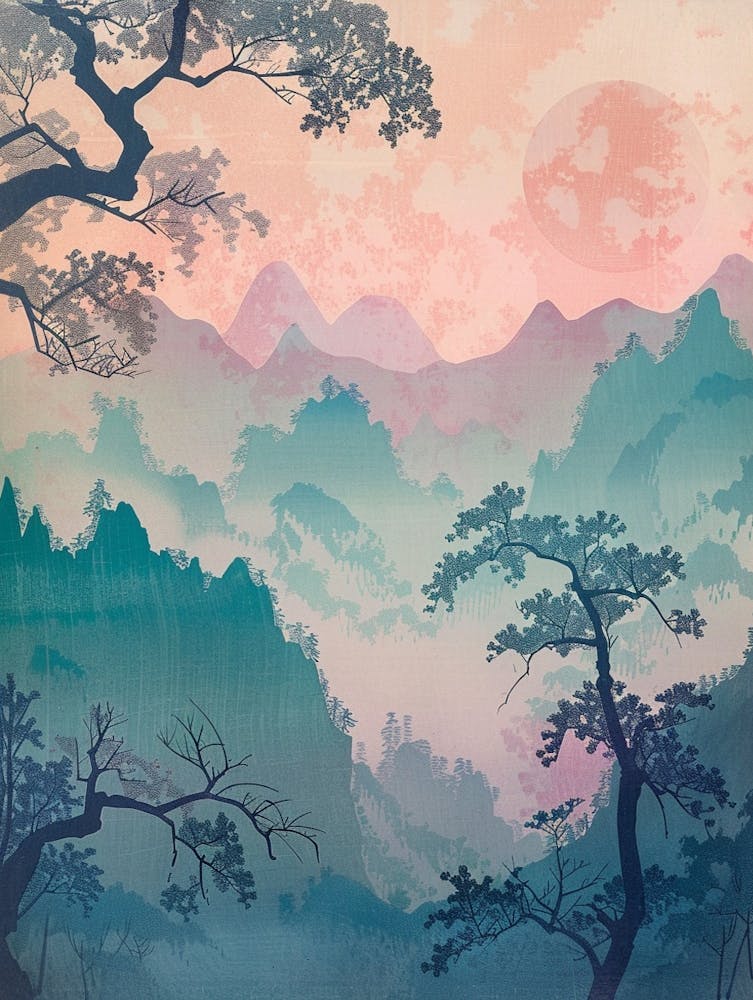 Ishigaki Japan 3 Retro Illustration