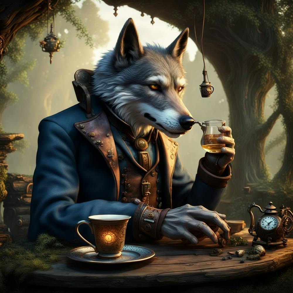 Steampunk Wolf