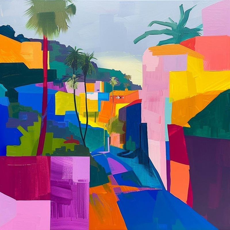 Abstract Travel Collection Los Angeles Usa 4