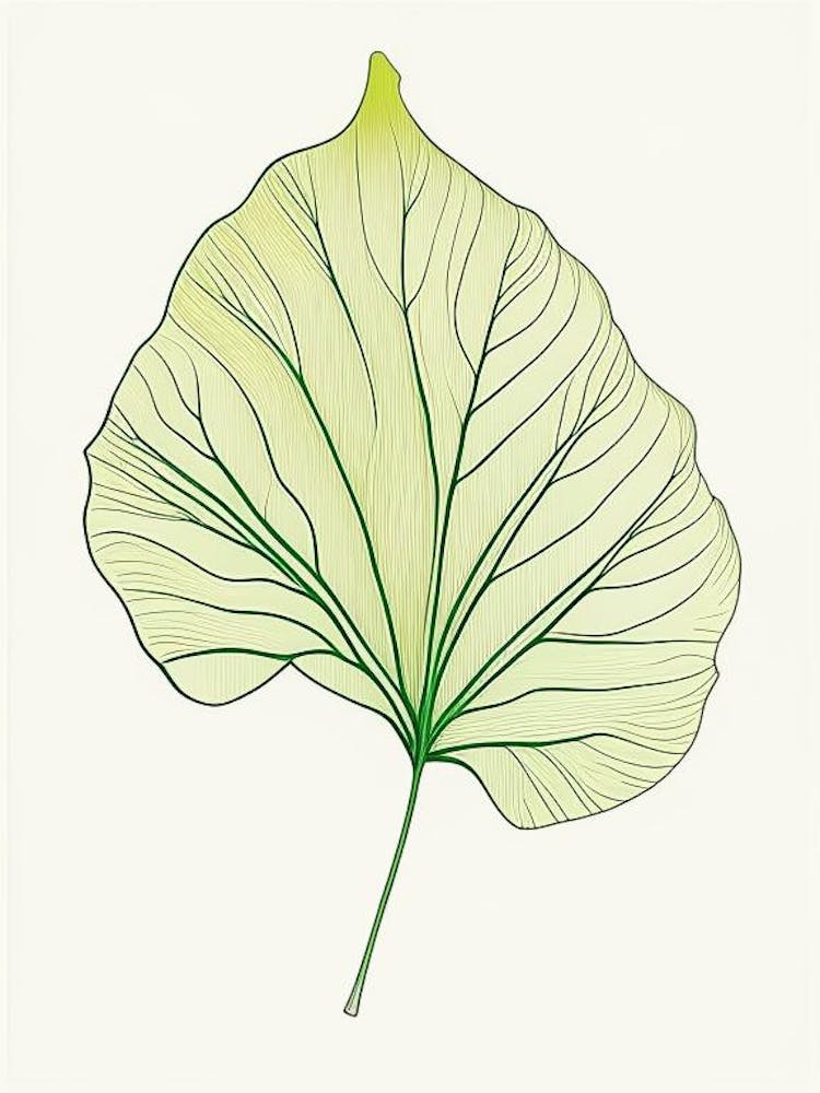 Ginkgo Leaf Warm Tones 2